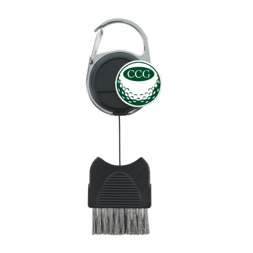 Golf Club Brush with Ball Marker - G