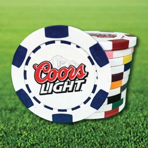 Direct Print Poker Chip Golf Marker Direct Print Poker Chip Golf Marker
