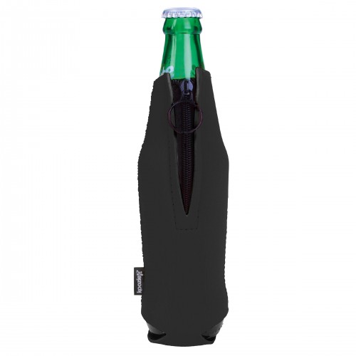 Koozie® Neoprene Zip-Up Bottle Cooler
