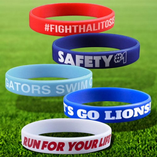Printed Silicone Awareness Bracelets