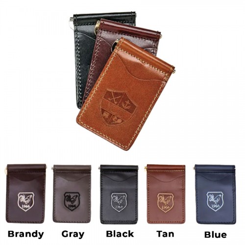 YRI Designs Leather Money Clip