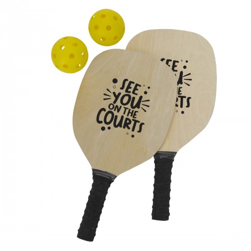 Fun On The Go Games Pickleball Set - One Color Imprint on Bag