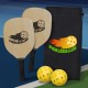 Fun On The Go Games Pickleball Set - Full Color Imprint on Bag, One Color Imprint on Paddles