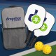 Serve Pro Pickleball Set - Full Color Imprint on Paddles, One Color Imprint on Bag