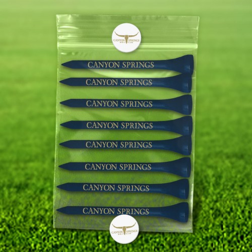 Custom Golf Tee Poly Pack - 82