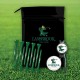 Custom Golf Tee Essex Marker Velveteen Pouch w/ Pouch Imprint
