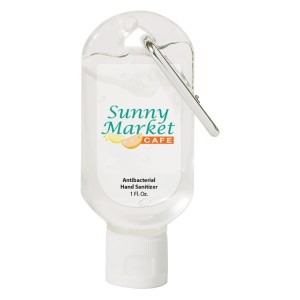 1oz Hand Sanitizer with Carabiner