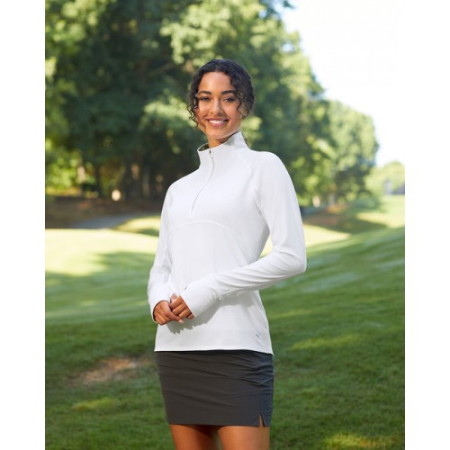 Puma Golf Ladies' Gamer Golf Quarter-Zip - Embroidered