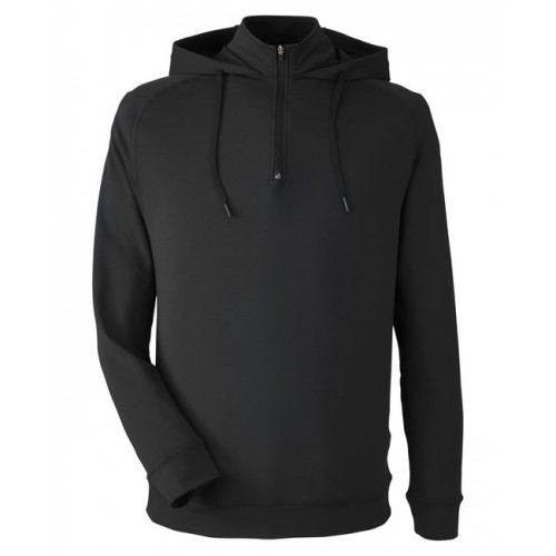 Swannies Golf Men's Vandyke Quarter-Zip Hooded Sweatshirt - Embroidered