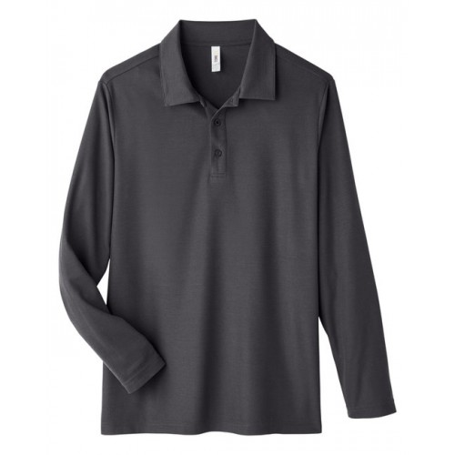 CORE365 Men's Fusion ChromaSoft™ Long-Sleeve Pique Polo - Embroidered