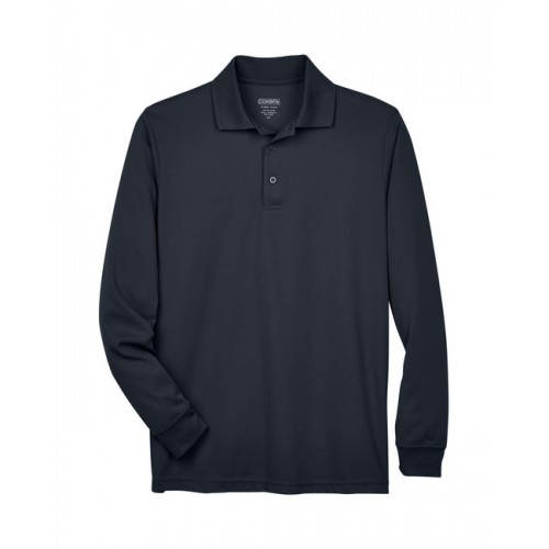 CORE365 Men's Tall Pinnacle Performance Long-Sleeve Piqué Polo - Embroidered