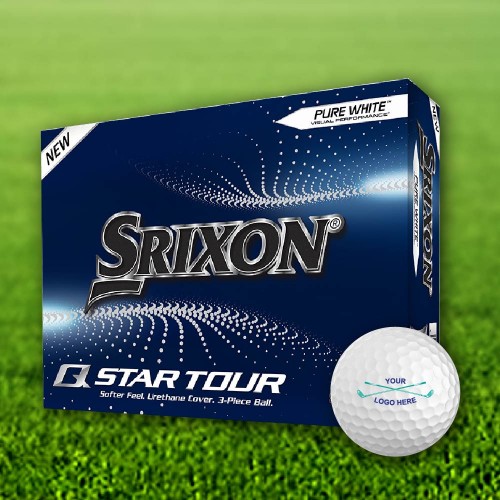 Srixon Q Star Tour 4 Custom Logo Golf Balls / Dozen - G