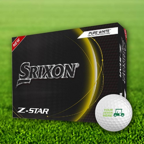 Srixon Z-Star 8 Custom Logo Golf Balls / Dozen - G