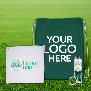 Custom Golf Swag Bag with Drawstring Bag