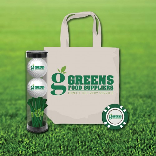 Custom Golf Swag Bag with Poker Chip w/ Removable Ball Marker