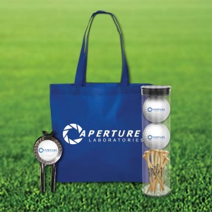 Custom Golf Swag Bag with Silver Luxury Divot