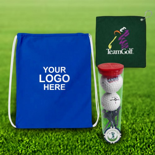Custom Golf Swag Bag w/ Drawstring Bag 