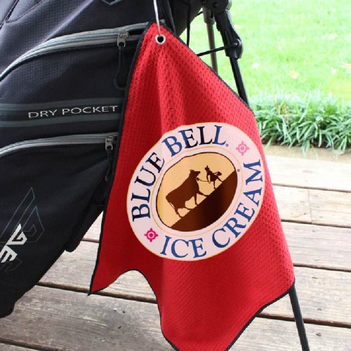 15" x 18" RPET Waffle Golf Towel