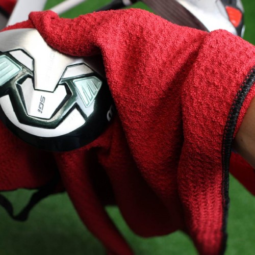 17" x 40" RPET Waffle Caddy Golf Towel