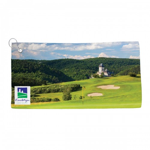 Dye Sublimated Golf Towel (12" x 24") - Customized