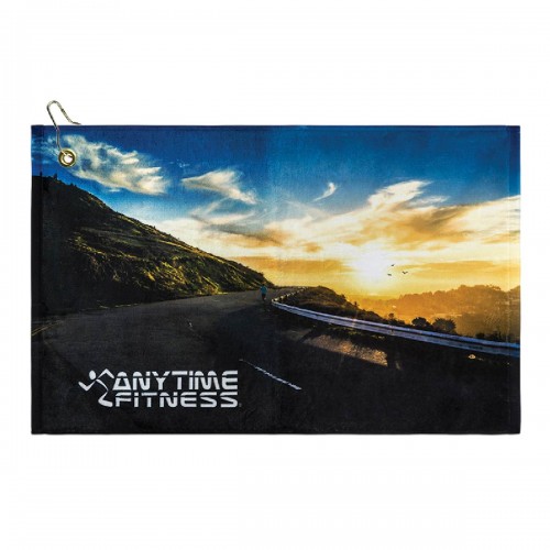 Subli-Plush Microfiber Velour Golf Towel 11" x 18" - Customized - G