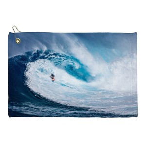 Traveler's Microfiber Terry Golf Towel 11" x 18" - Customized Traveler's Microfiber Terry Golf Towel 11" x 18" - Customized