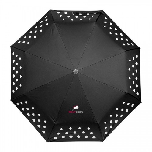 42" Arc Color Changing Umbrella with 100% rPET Canopy 42" Arc Color Changing Umbrella with 100% rPET Canopy