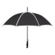 46" Arc Reflective Custom Umbrella - 1 Color Imprint - HP