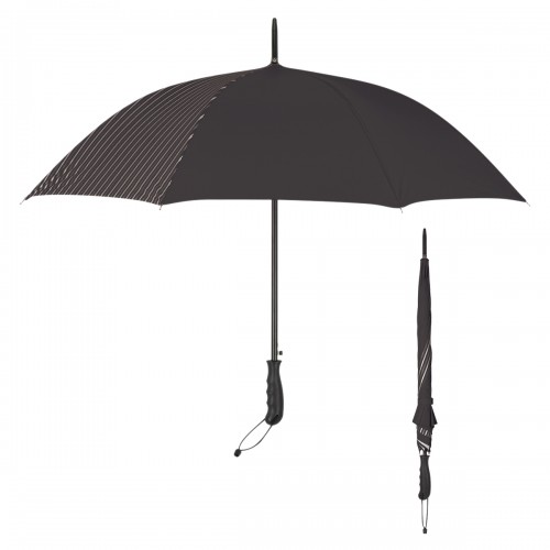 46" Arc Stripe Accent Panel Custom Umbrella - 1 Color Imprint - HP