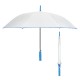 46" Arc Custom Umbrella With Colored Trim - 1 Color Imprint - HP