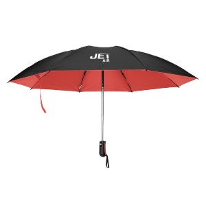 46" Arc Two-Tone Inversion Umbrella with 100% rPET Canopy