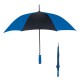 46" Striped Arc Custom Umbrella - 1 Color Imprint - HP