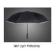 48" Arc Reflective Edge Inversion Umbrella