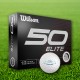 Wilson Staff 50 Elite Custom Logo Golf Balls / Dozen - G