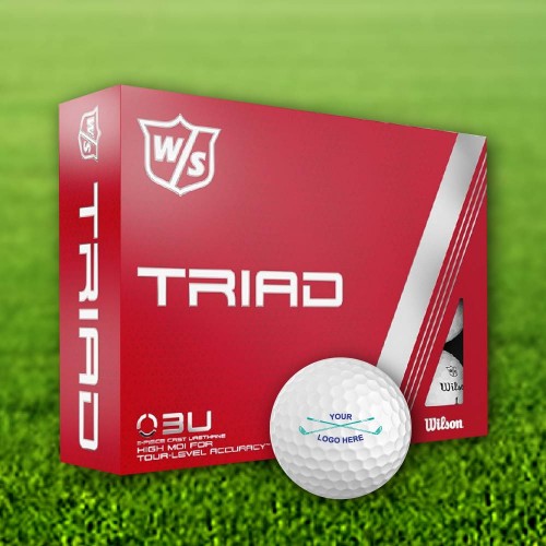 Wilson Staff Triad Custom Logo Golf Balls / Dozen